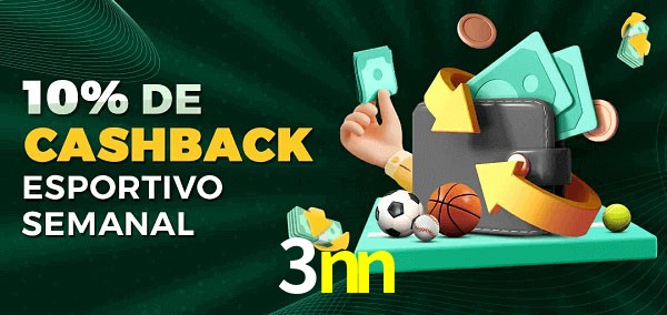 10% de bônus de cashback na 3nn